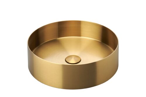 Fusion Waskom RVS Donker Goud | Sanimaster